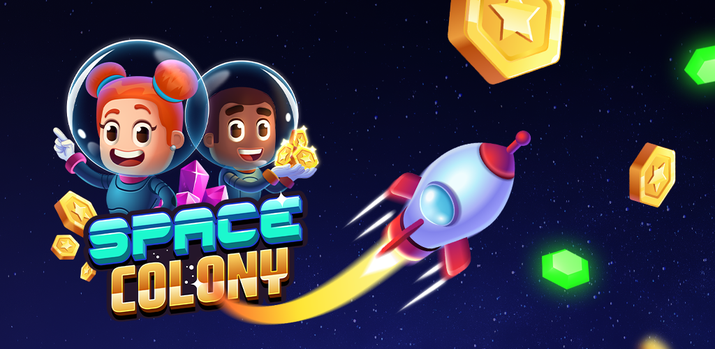 Banner of Space Colony: Mineria Idle 4.0.3