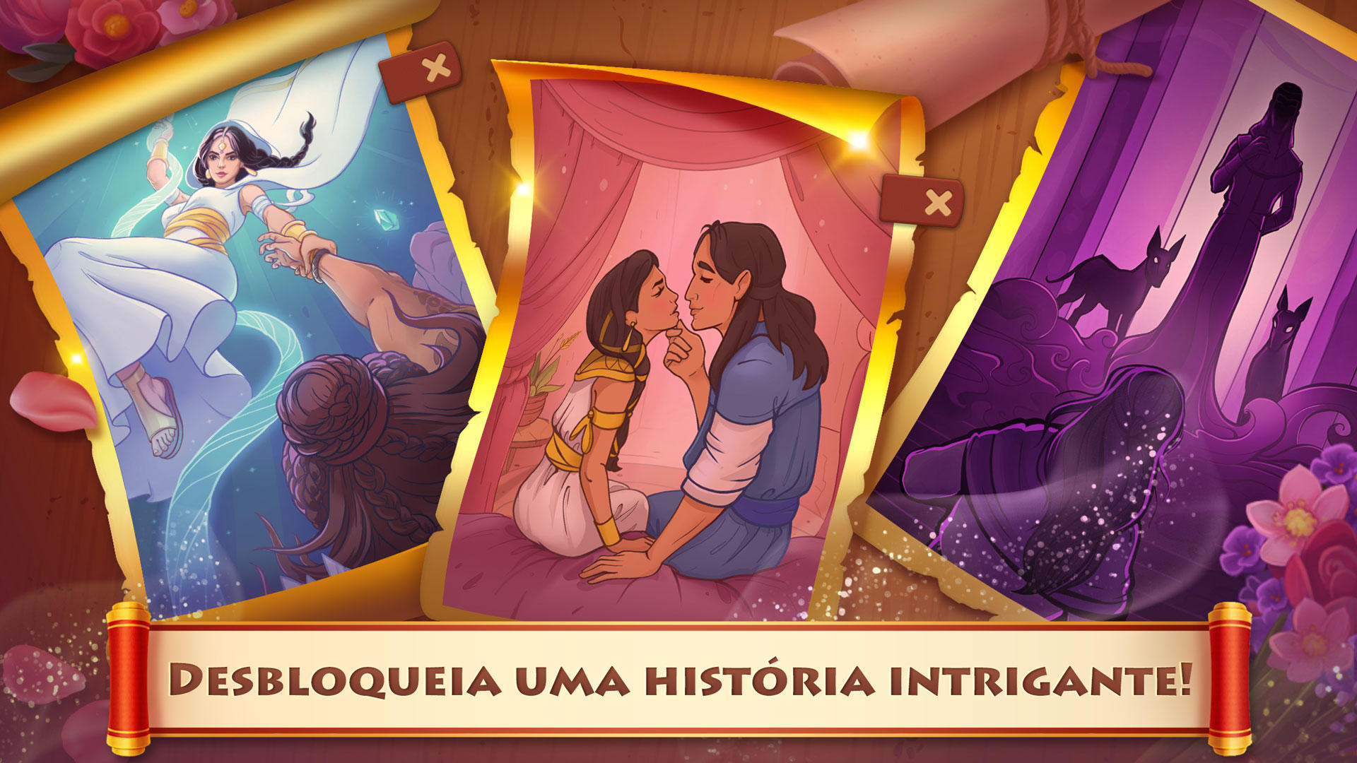 Captura de Tela do Jogo Cradle of Empires Match 3 Jogo