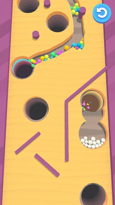 Sand Balls - Digger Puzzle 게임 스크린 샷