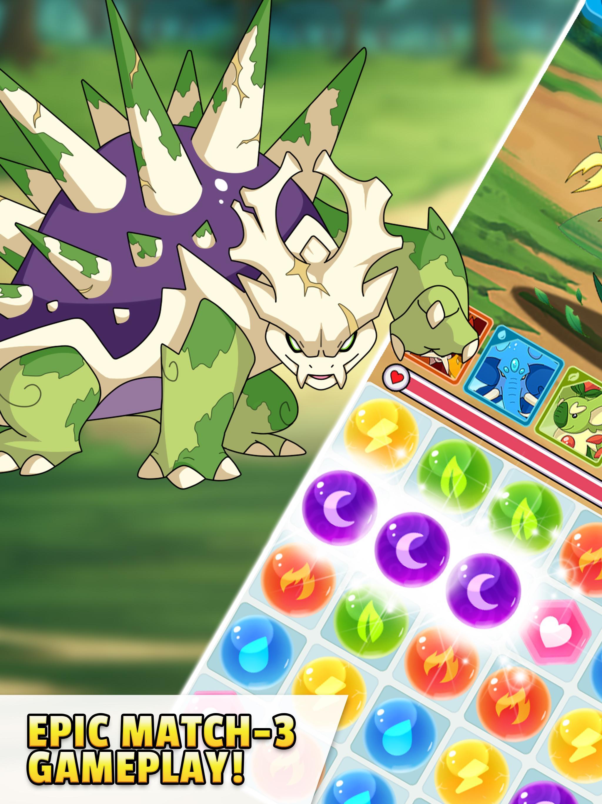 Dynamons Evolution Puzzle & RPG: Legend of Dragons ภาพหน้าจอเกม