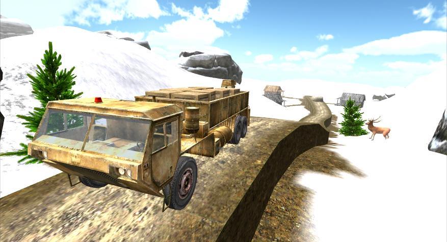 Captura de Tela do Jogo Truck Driver Offroad 3D