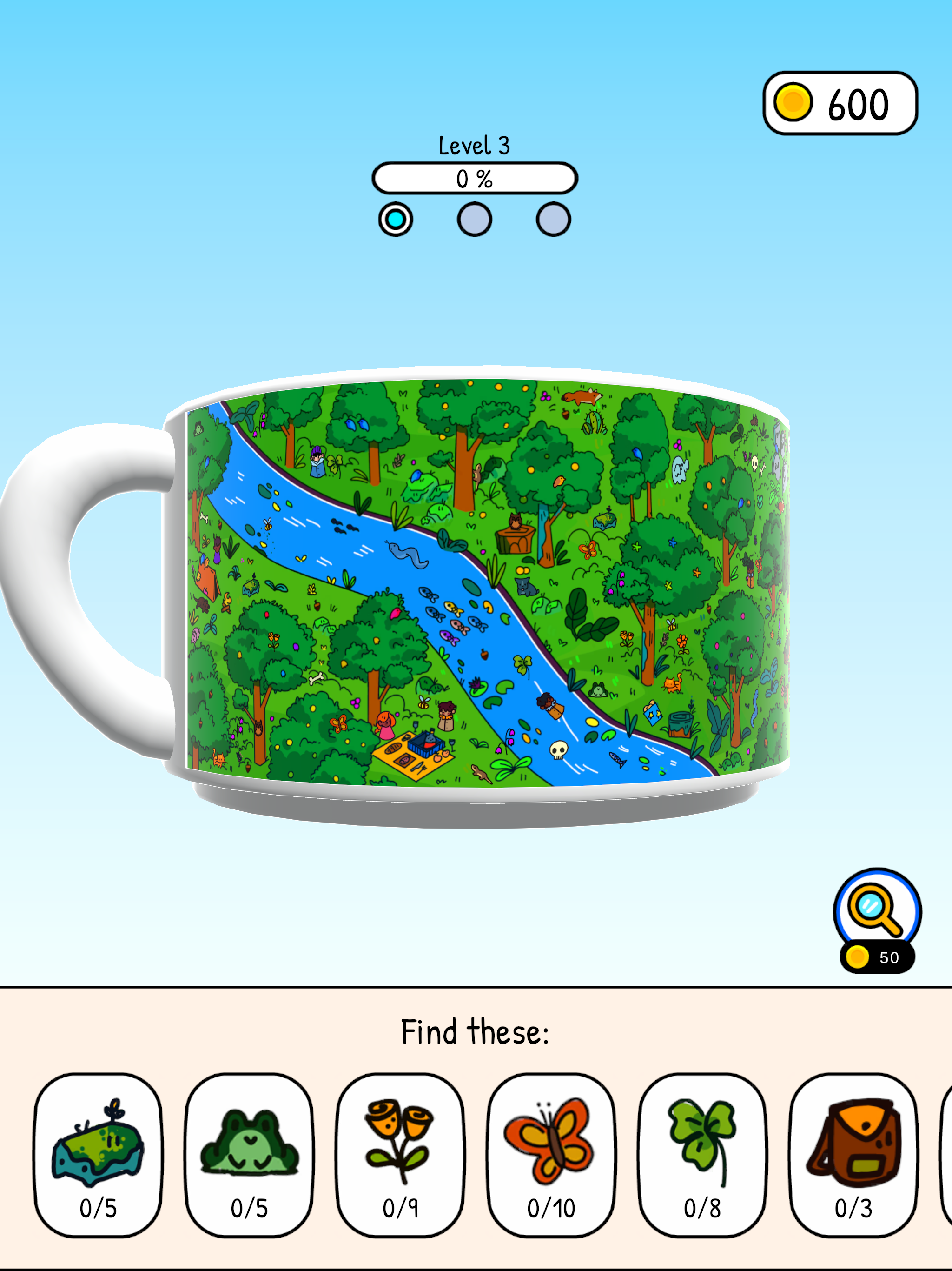 Cuplikan Layar Game Hidden Art 3D