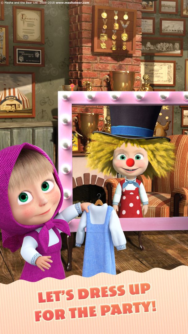 Screenshot of Masha and the Bear Child Games: Cooking Adventure