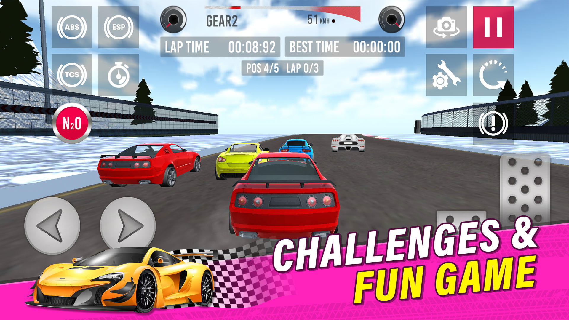 Cuplikan Layar Game Legends Car Racing