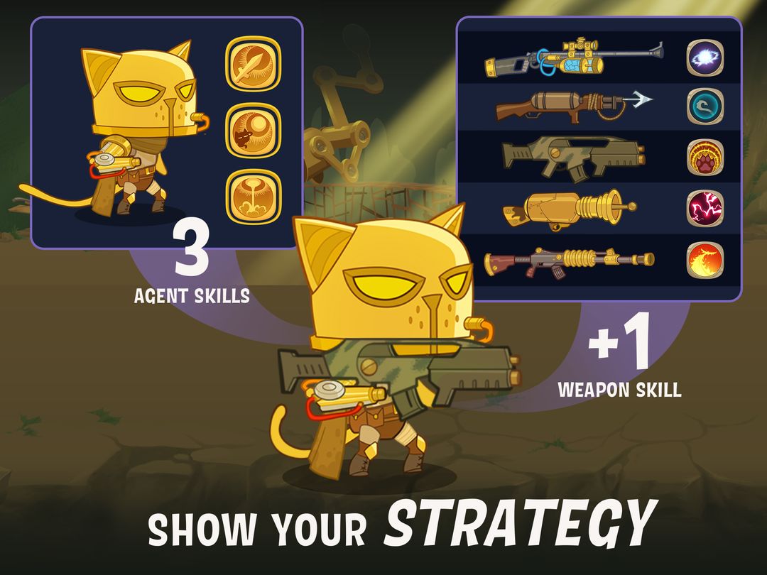 AFK Cats: 전투 히어로와 함께하는 방치형 RPG 게임 스크린 샷