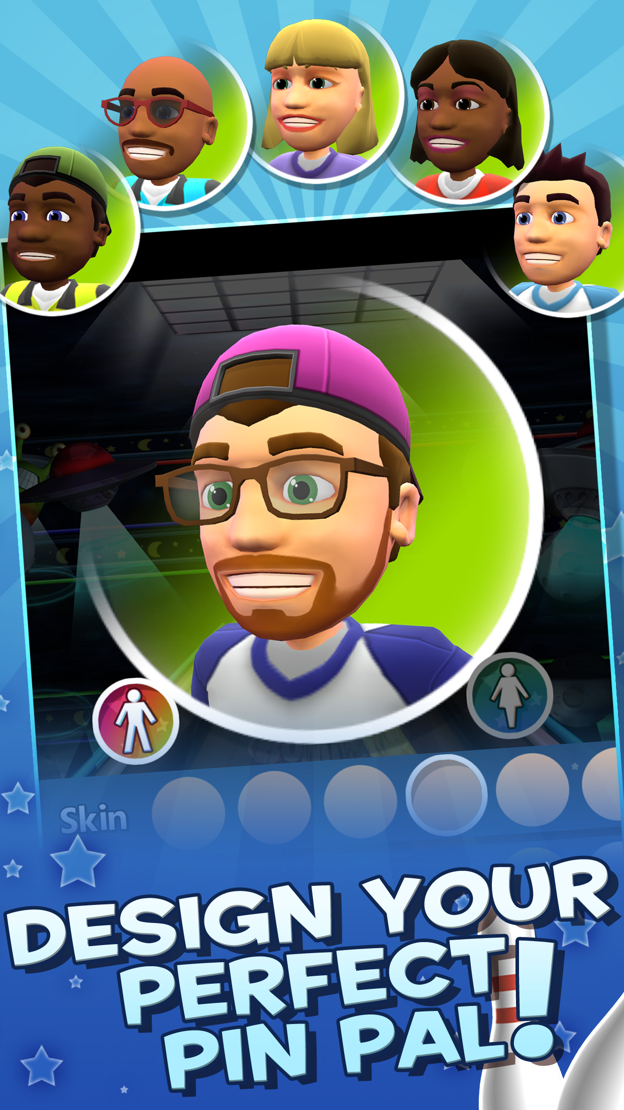 Strike Master Bowling Game Screenshot