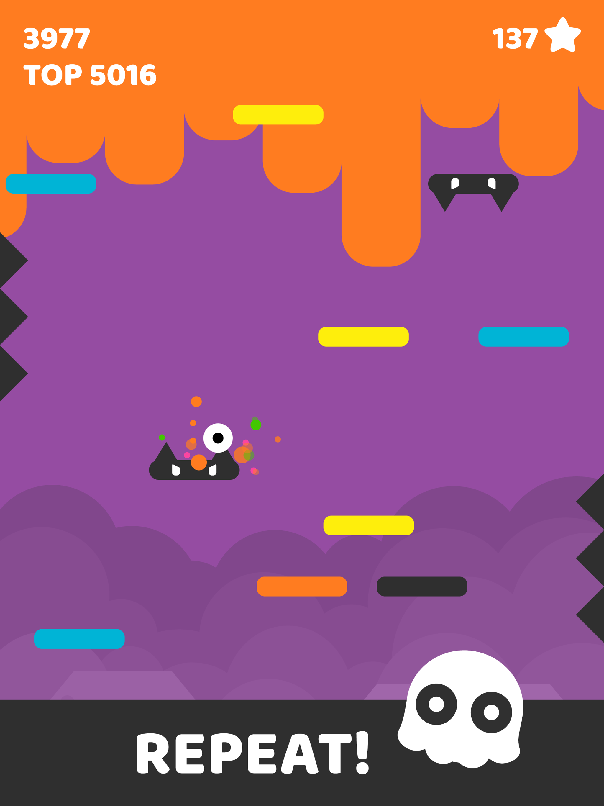 Jelly Jump: Happy Rainbow Colors Game Screenshot