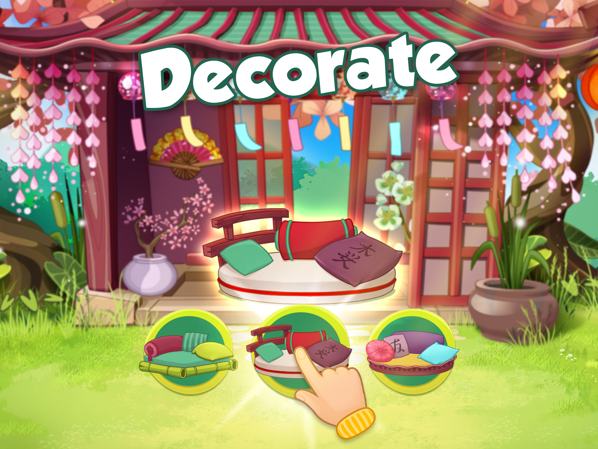 Bloomberry match-3 story. Merg Game Screenshot