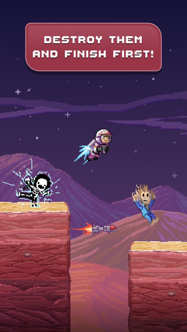 Screenshot of Mars Dash: Battle Running Game