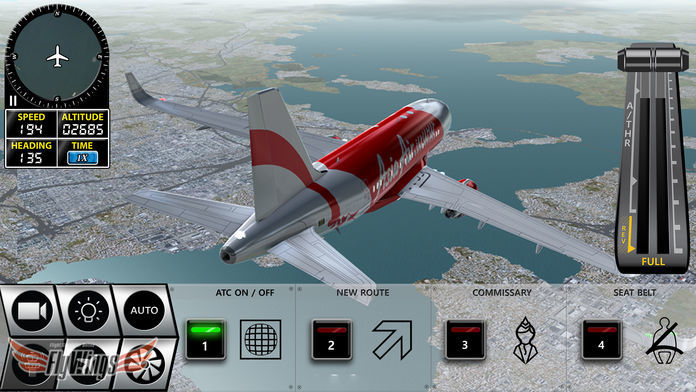 Flight Simulator FlyWings Online 2016 HD screenshot game