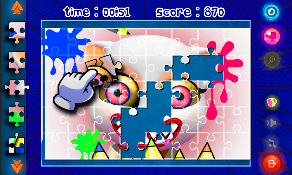 Captura de Tela do Jogo Jigsaw puzzle of Talking Maria