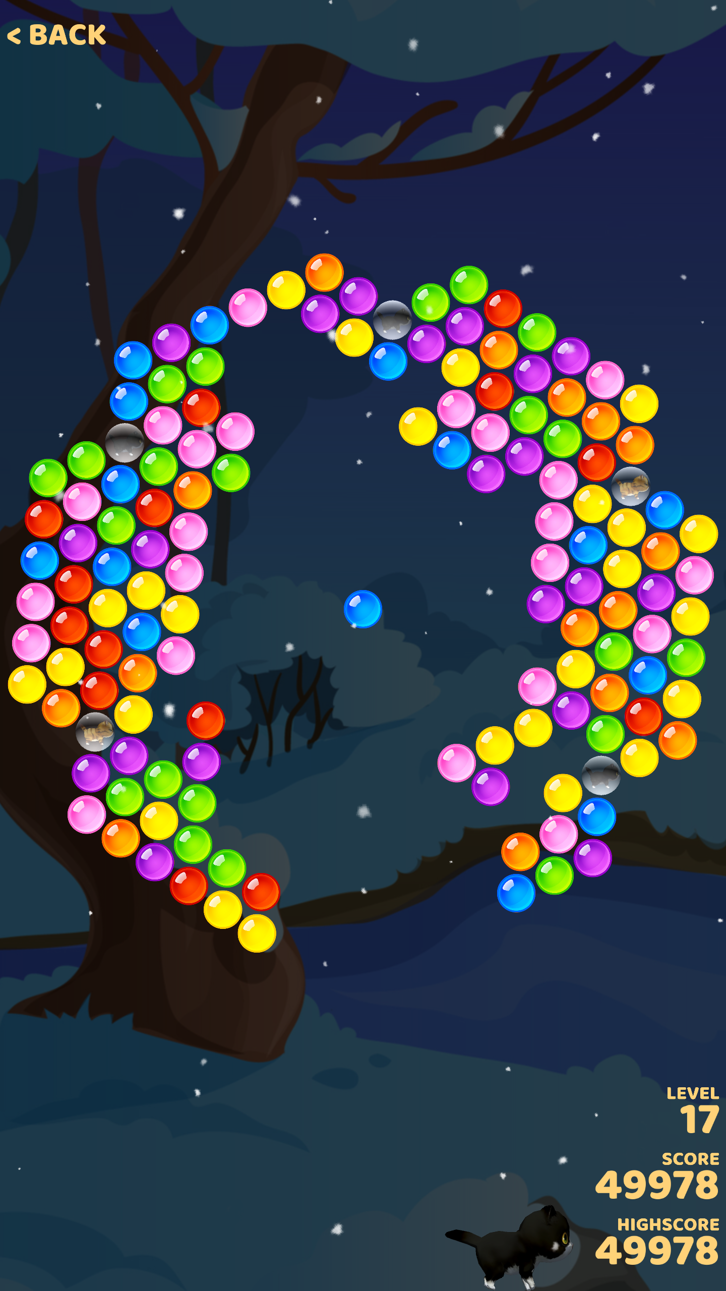 Bubble Cats 게임 스크린샷