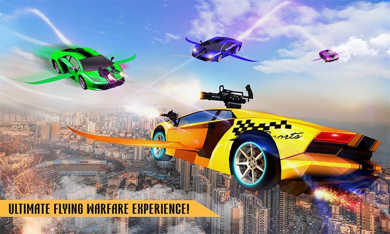 Flying Robot Car - Robot Transformation Game ภาพหน้าจอเกม