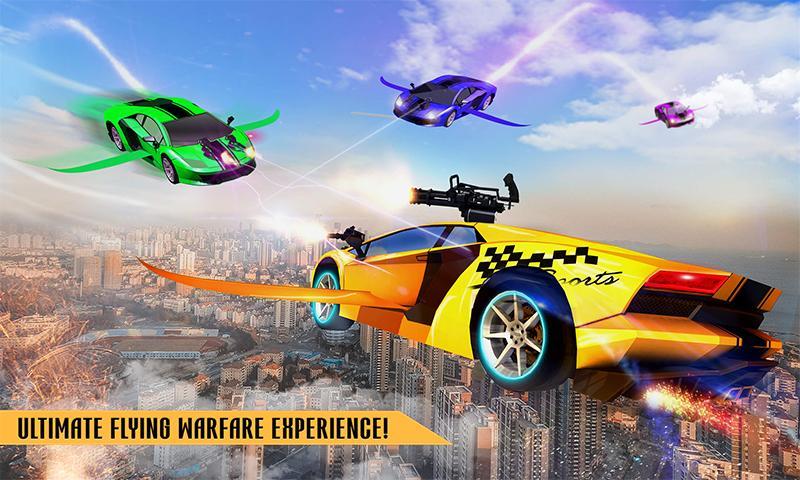 Flying Robot Car - Robot Transformation Game Game Screenshot