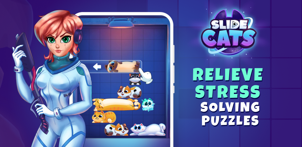 Slide Cats: cute slider puzzle screenshot