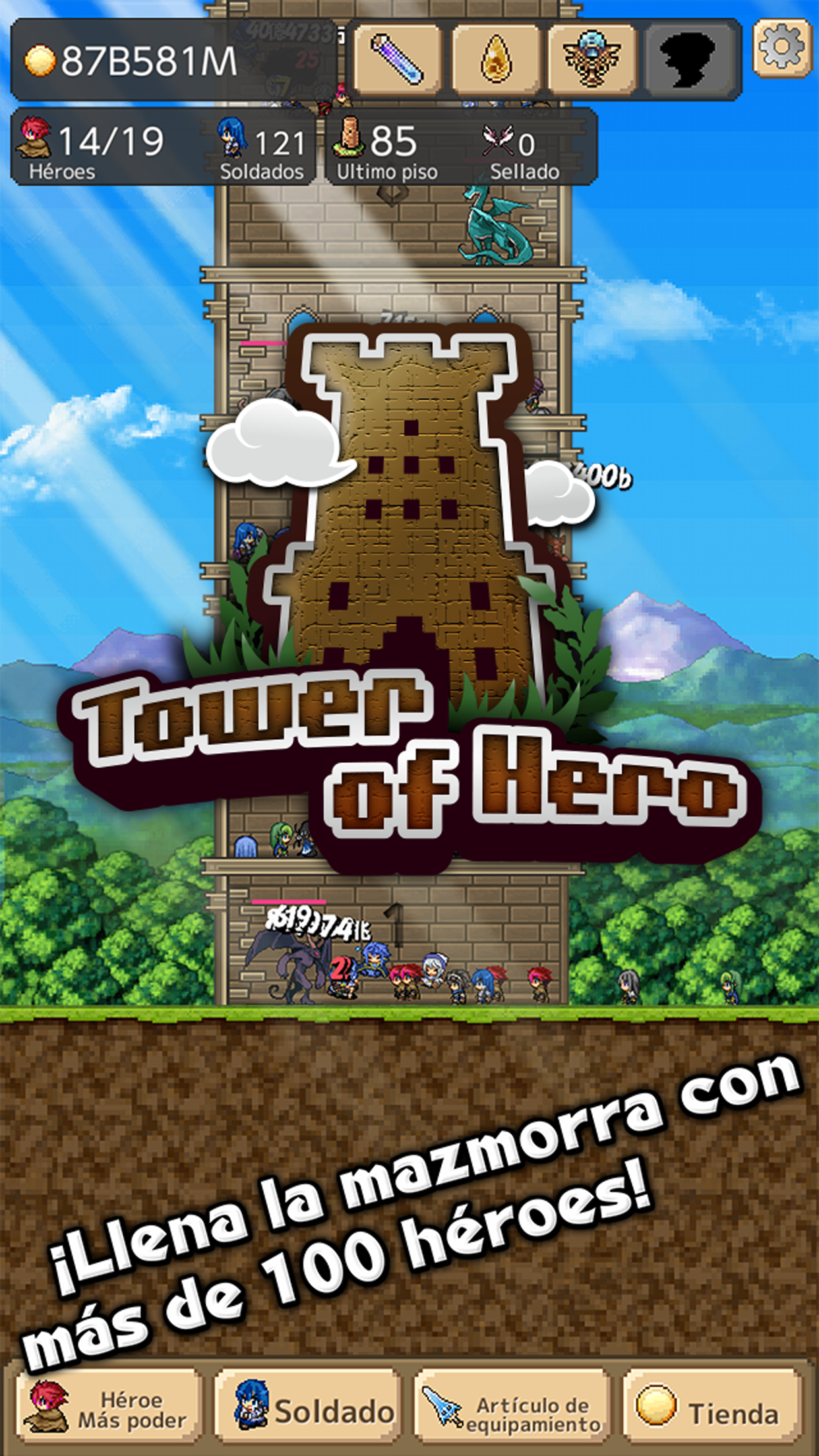 Screenshot 1 of Torre de héroes 2.1.2
