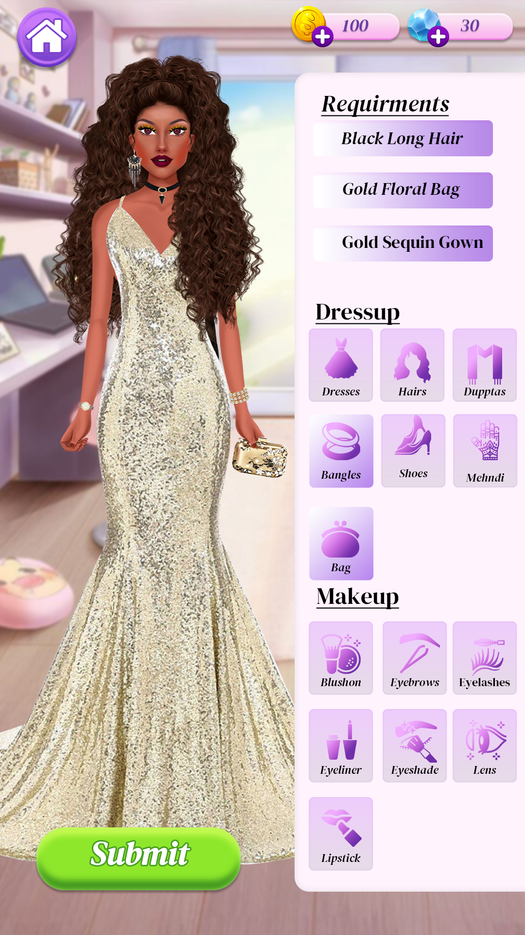 Wedding Dress Up Bridal Games Game Screenshot
