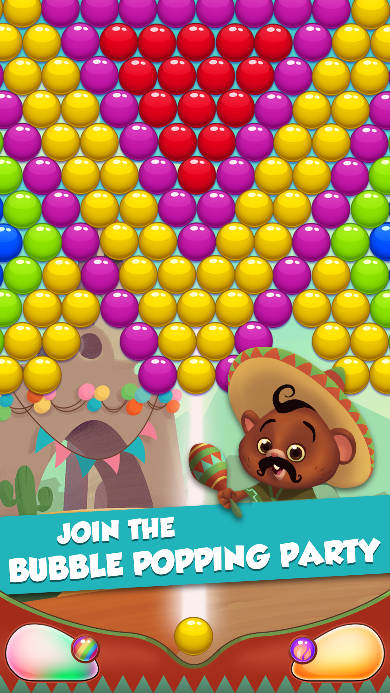 Screenshot of Bubble Fiesta