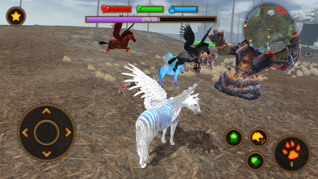 Screenshot of Clan of Pegasus - Flying Horse