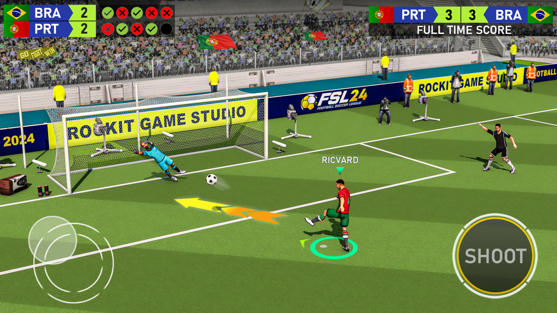 Screenshot of FSL24 League : Soccer game