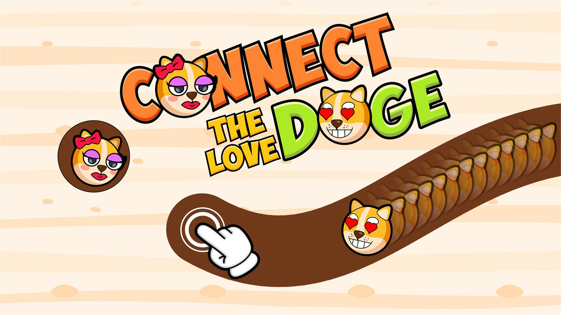 Connect Love Dog: Draw Puzzle Game Screenshot