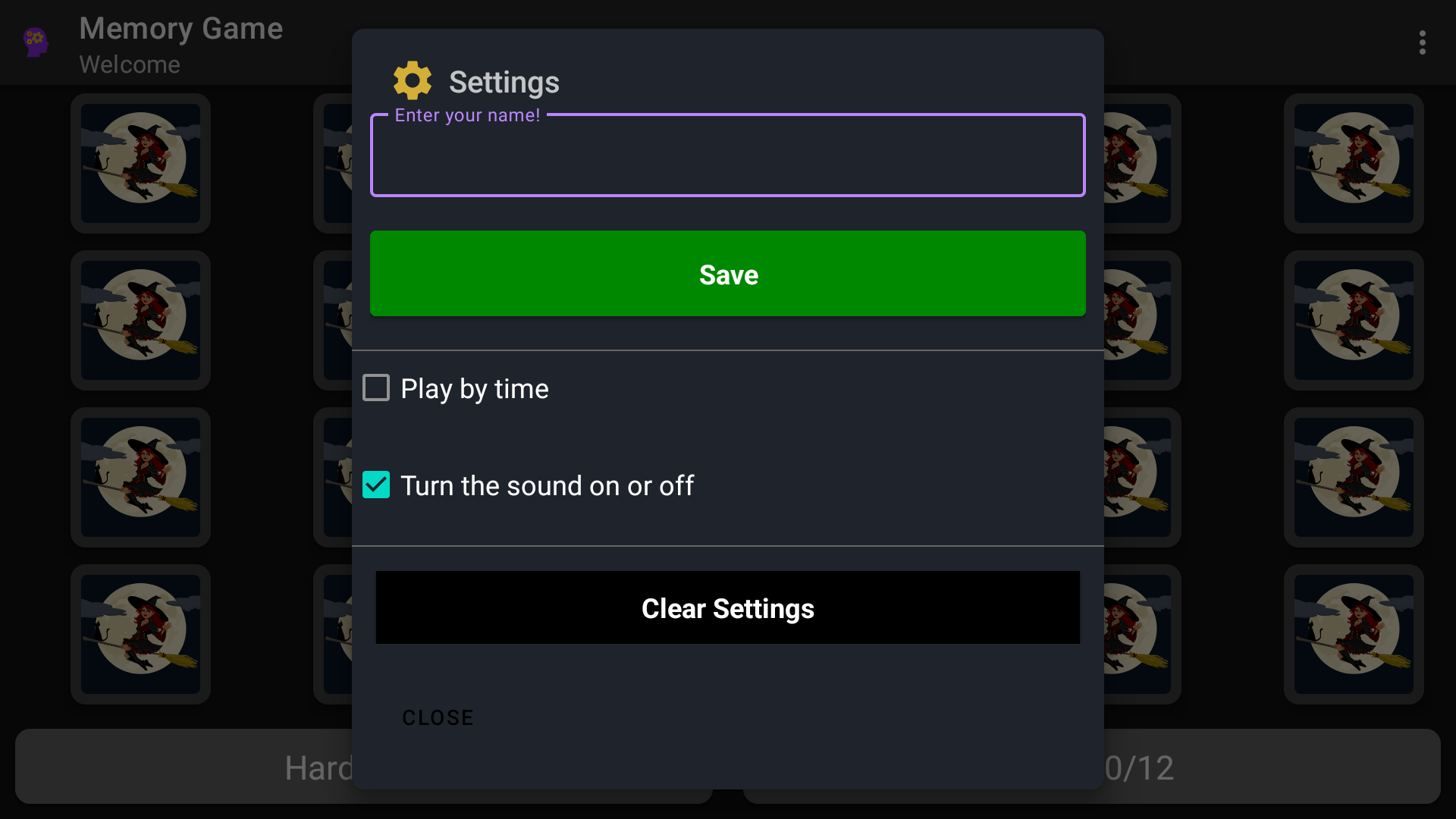 Screenshot of Memory Game - Pro