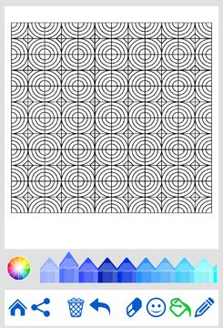 Patterns art coloring pages Game Screenshot