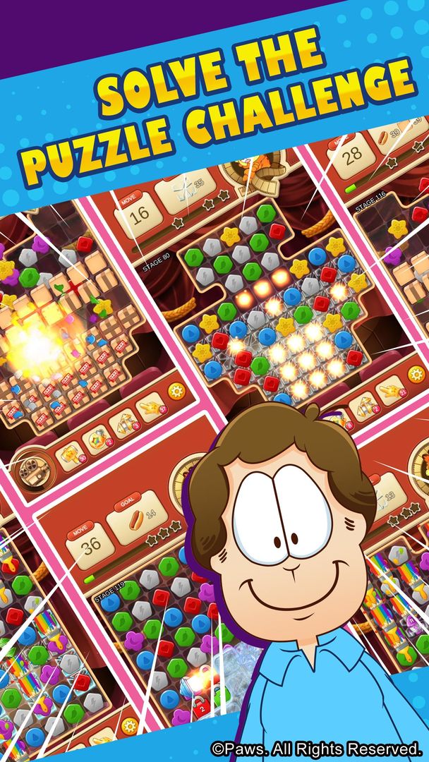 Garfield Puzzle M screenshot game