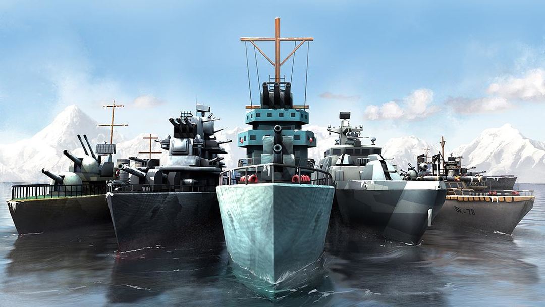 Screenshot of Naval Fury: Warship 3D