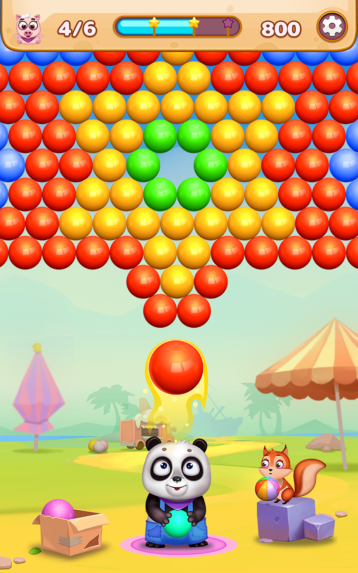 Screenshot 8 of Panda Bubble Shooter Mania 1.28