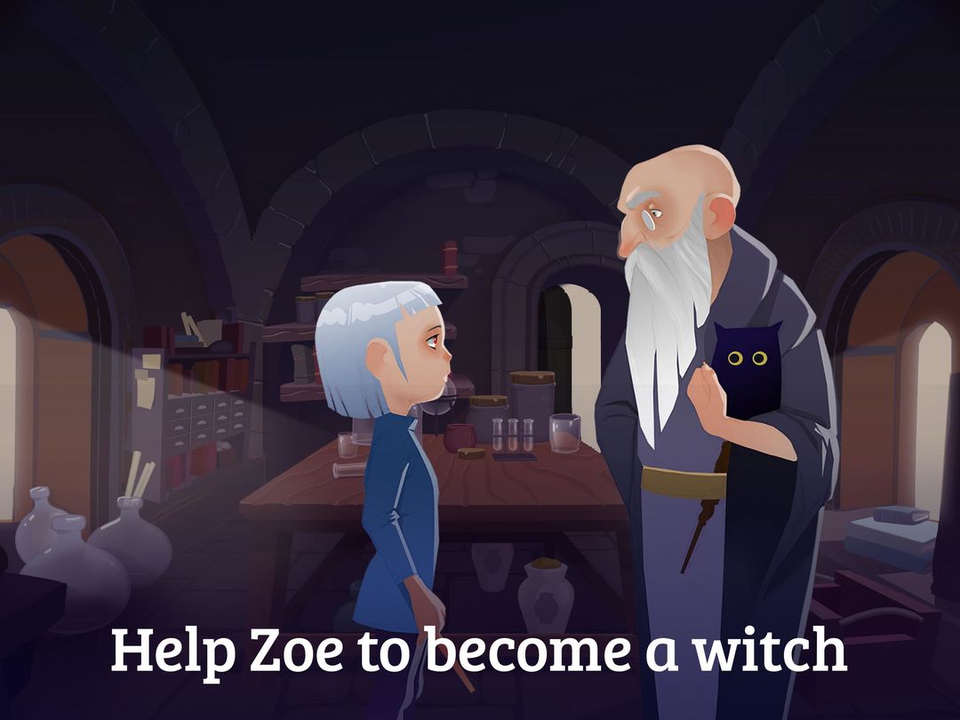 Zoe and the Magic Escape 게임 스크린 샷