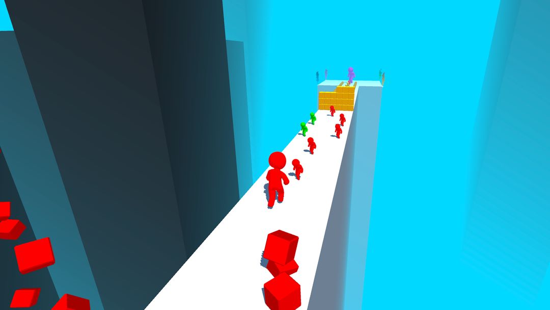 Screenshot of Color Race 3D