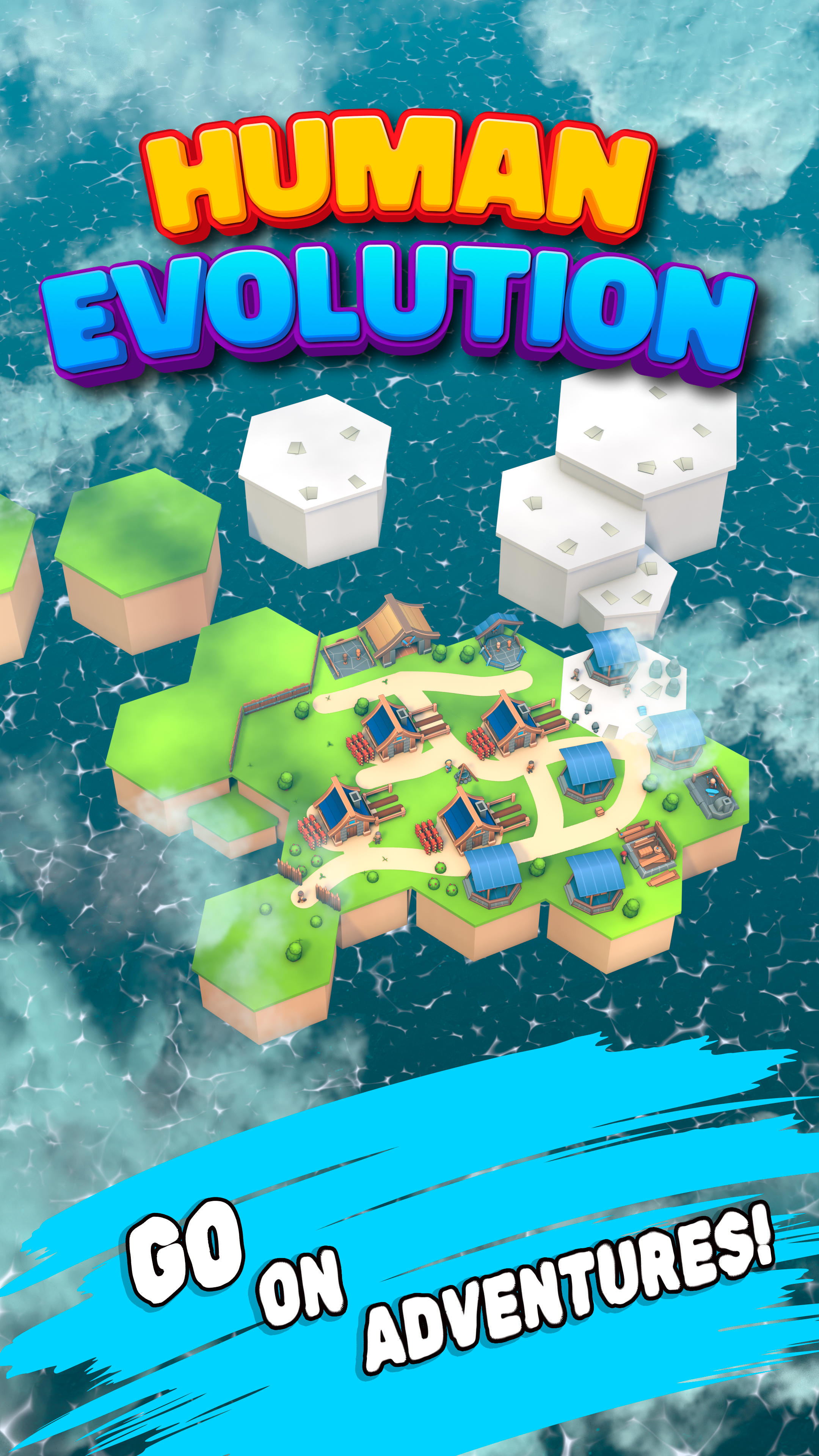 Human Evolution: Craft & Build 게임 스크린샷