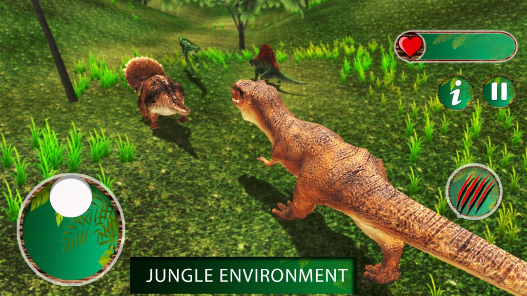 Dino Battle: Jungle Adventure screenshot game