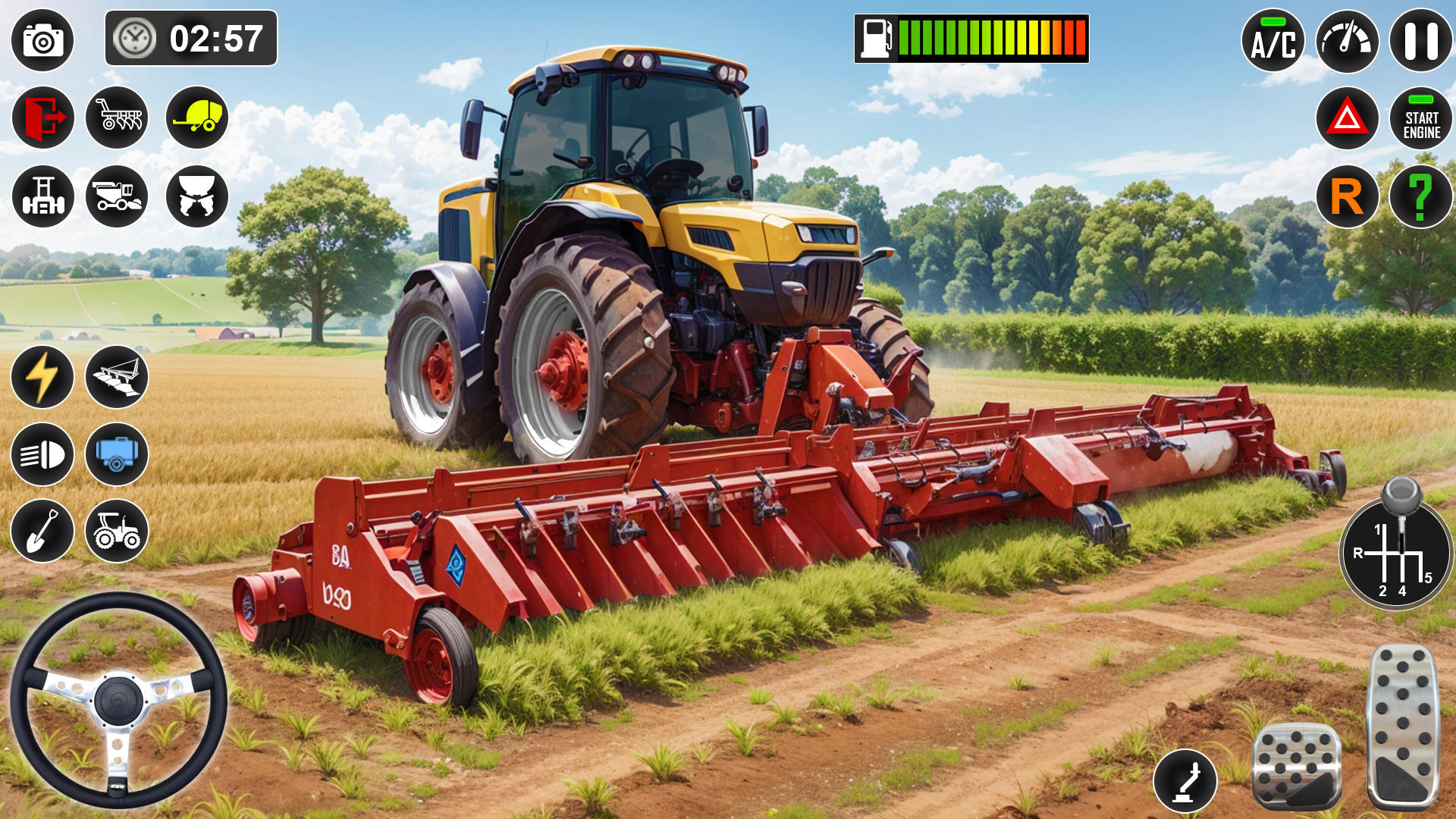 Farming Tractor Driving Games Game Screenshot