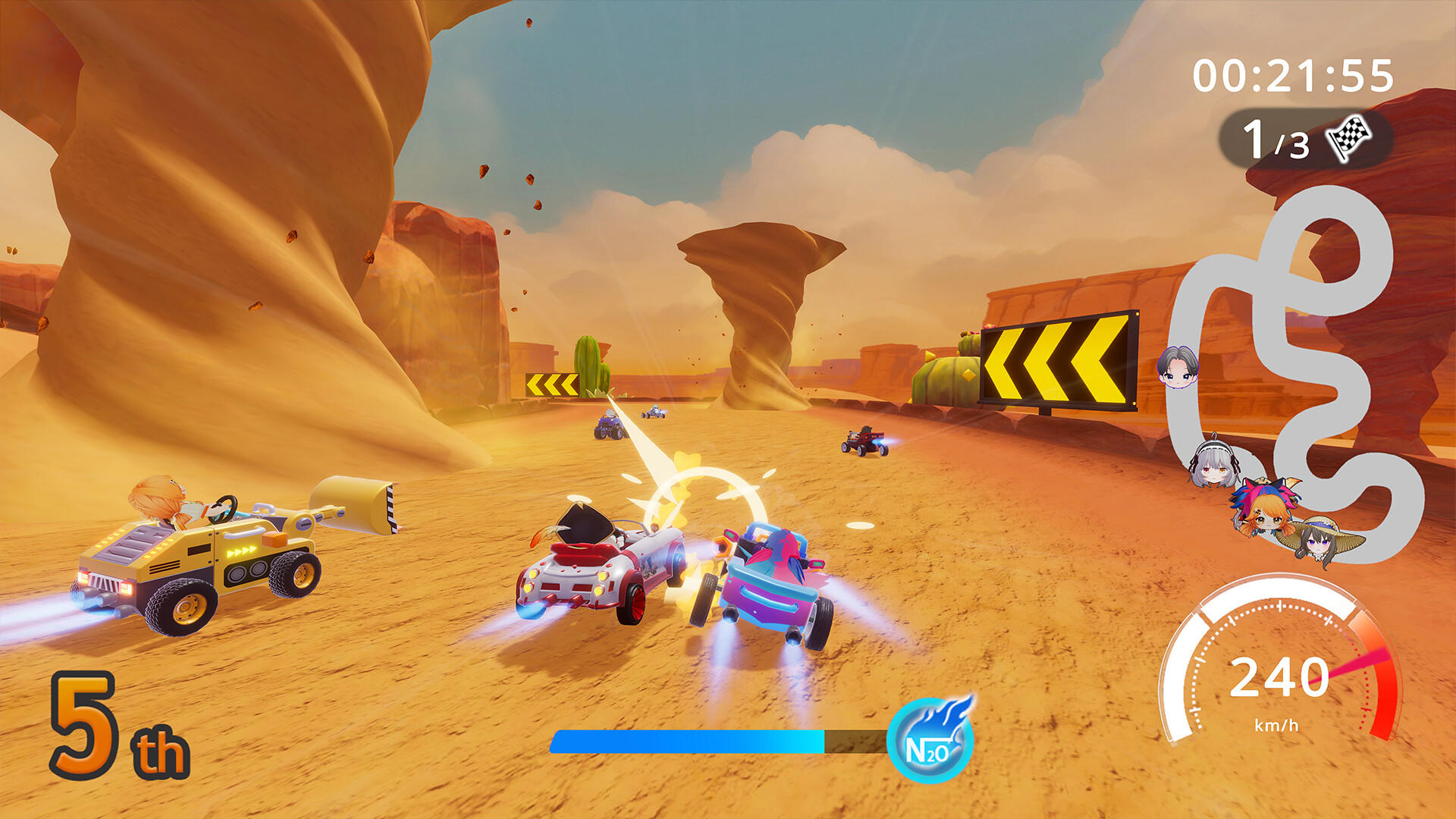 Screenshot 1 of ប្រយុទ្ធ Kart 