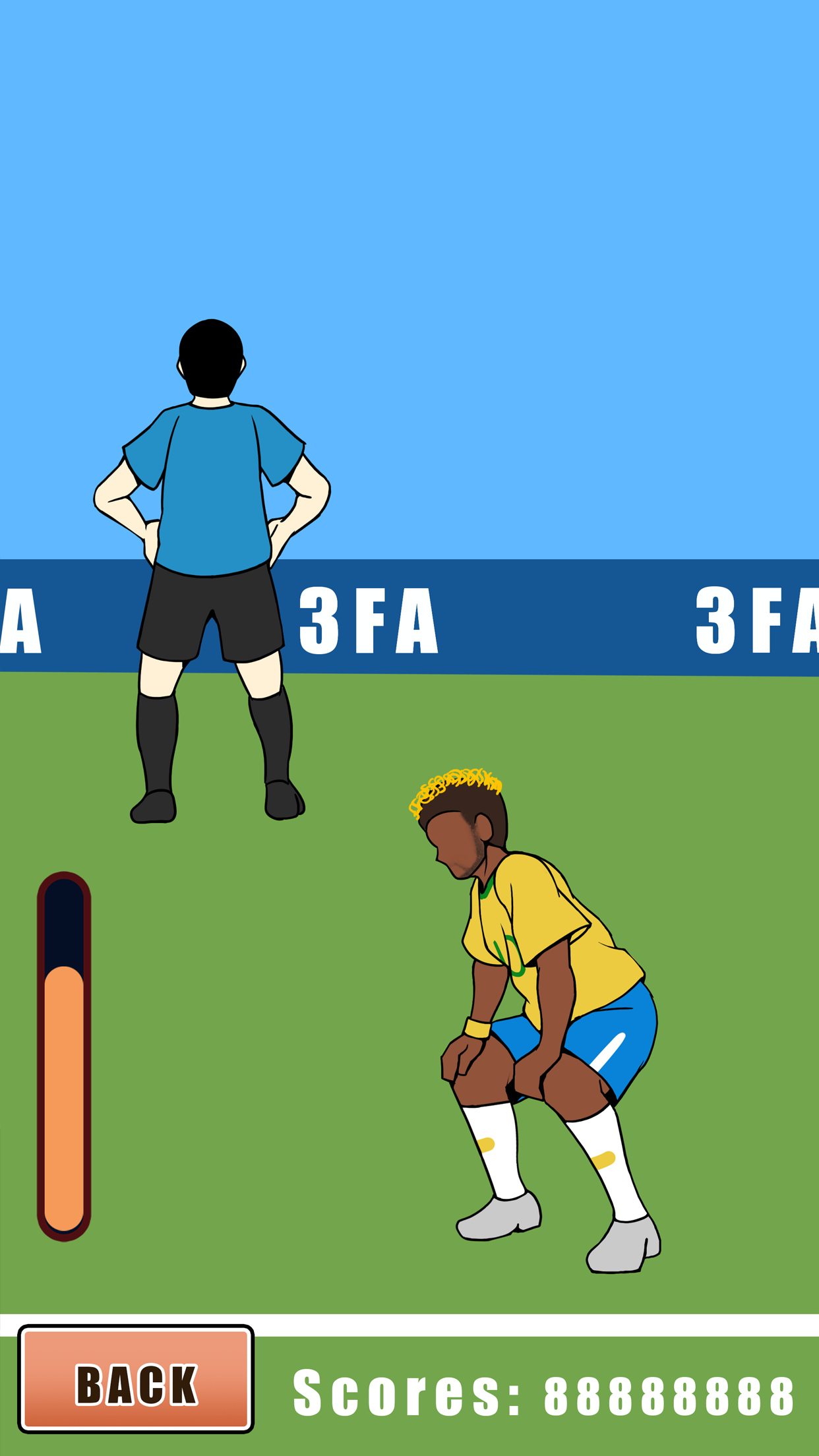 Rolling Neymar Game Screenshot