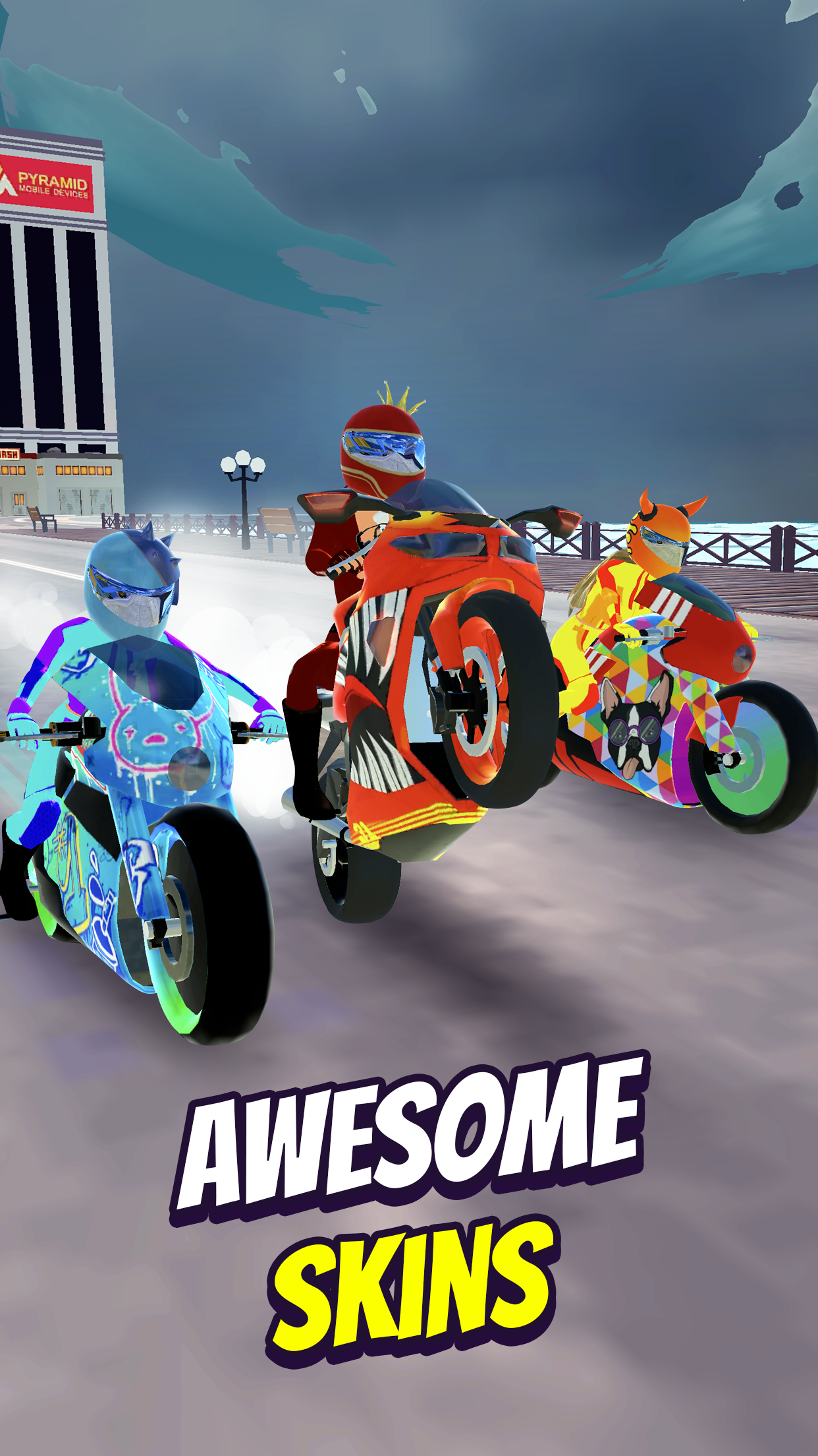 Cuplikan Layar Game Wild Wheels: Bike Racing