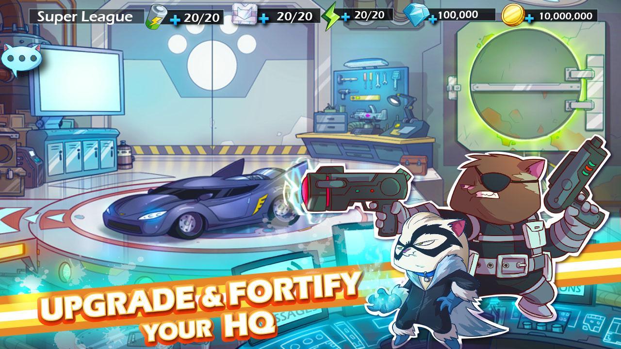 Cuplikan Layar Game 9 Lives: A Tap Cats RPG