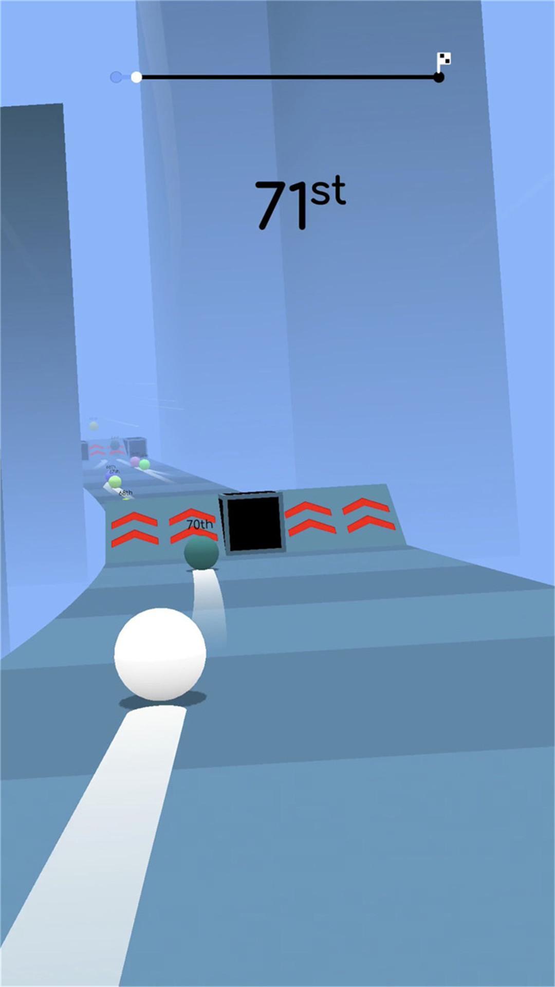 Racing Balls 3D Game Screenshot