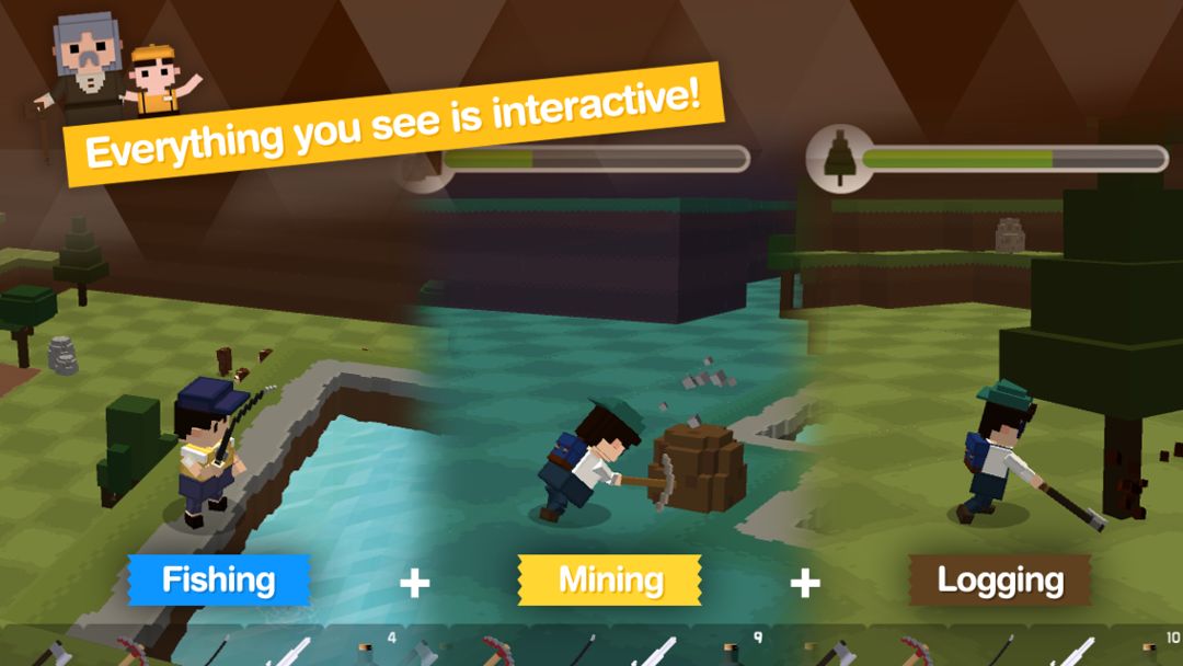 포켓월드: 탐험의섬 게임 스크린 샷
