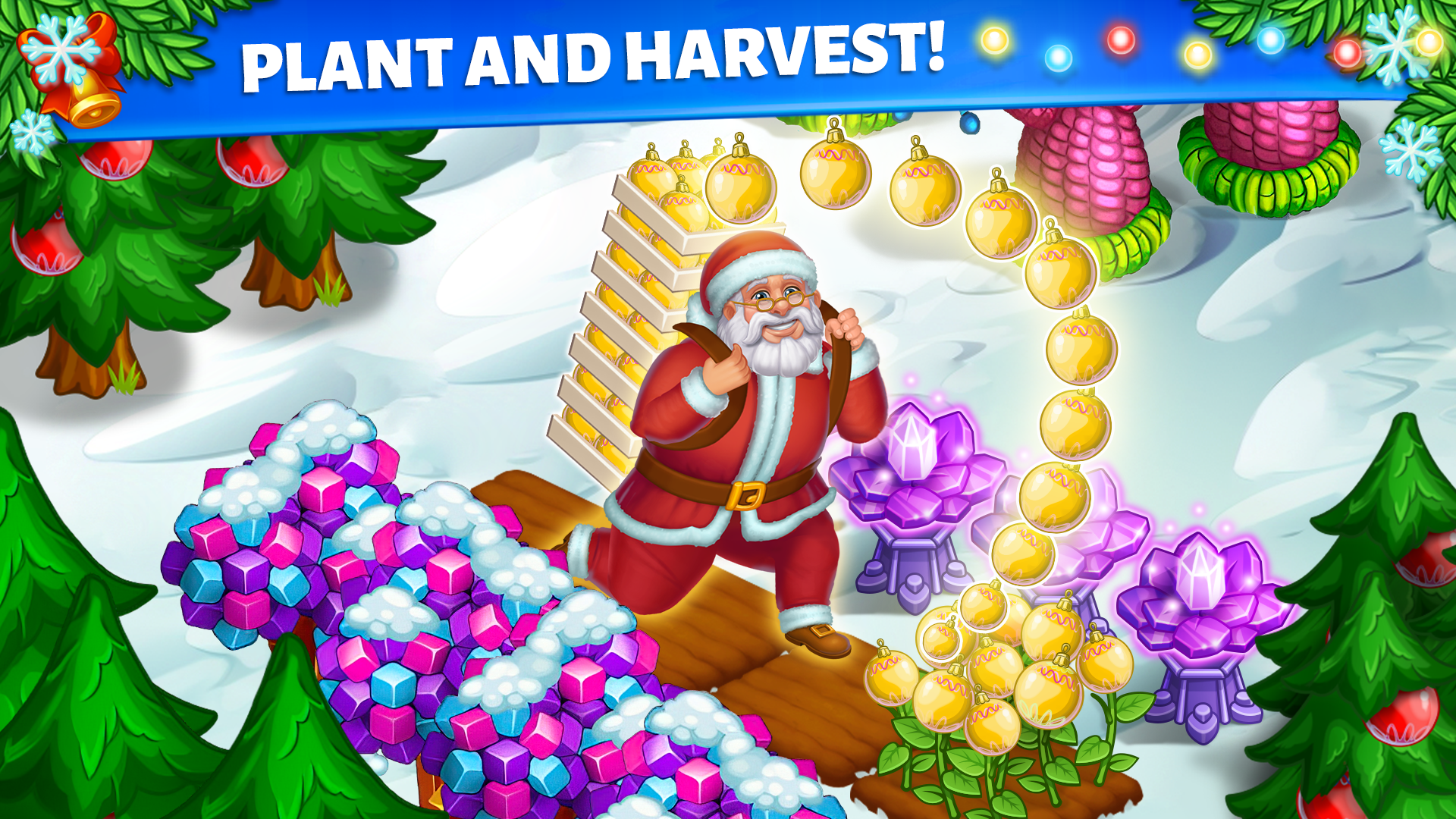 Snow Farm - Santa Family story Game Screenshot