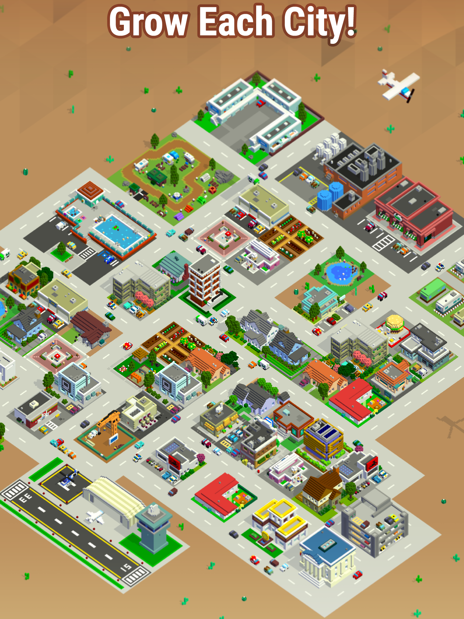Bit City: Building Evolution Game Screenshot