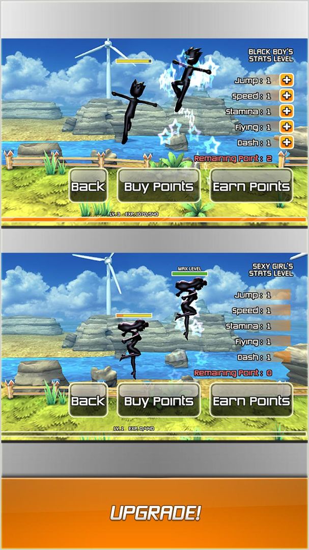 RUN'n'FLY screenshot game