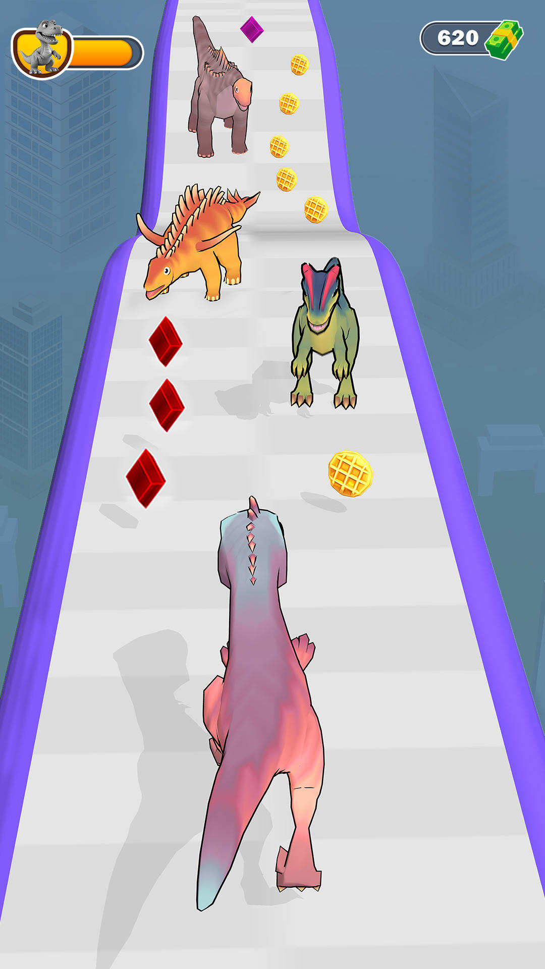 Dino Rush: Dinosaur Evolution ゲームのスクリーンショット