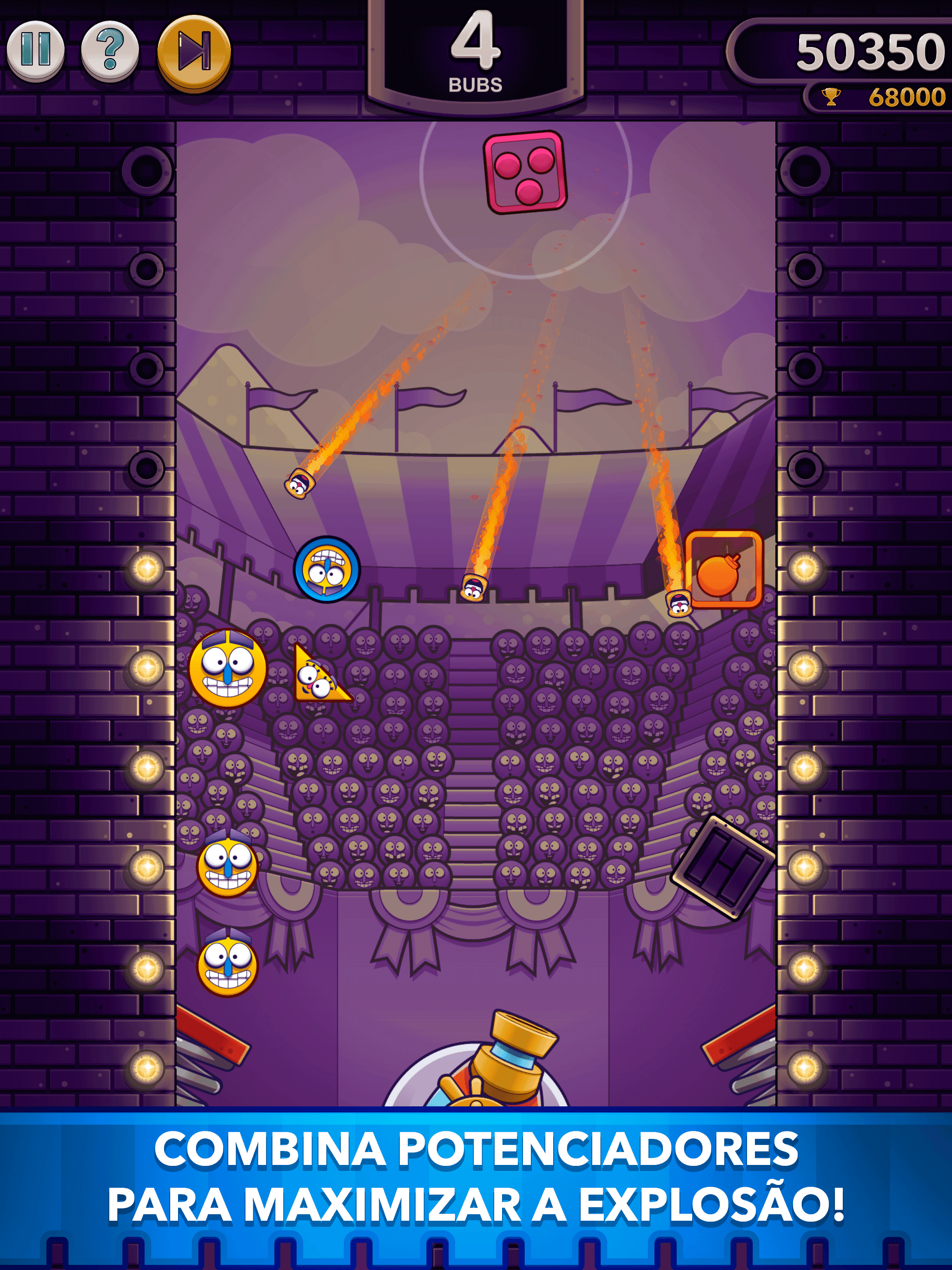 Captura de Tela do Jogo Blasty Bubs: Brick Breaker