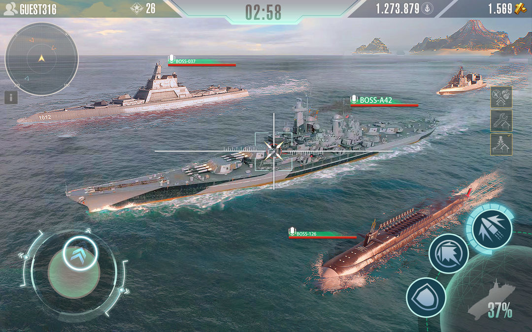 Battle Warship: Naval Empire screenshot game
