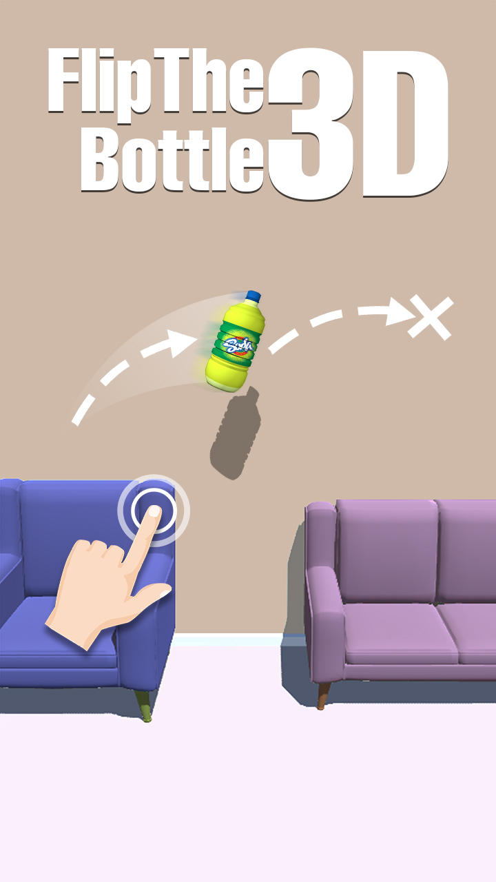 Screenshot 1 of Прыжок с бутылкой - переворачивание бутылки 3D 1.0.3