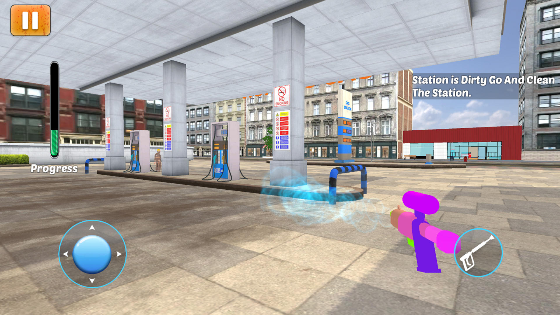 City Gas Station Sim Game 3D 게임 스크린샷