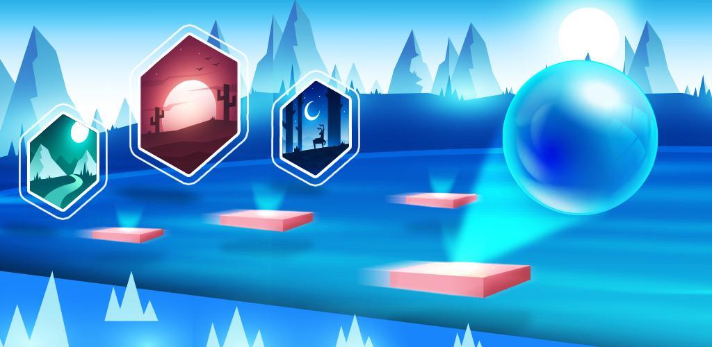 Screenshot of the video of Tiles Hop EDM Rush Music Game